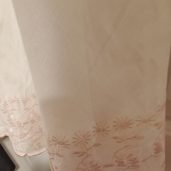 CLUB BEYMEN WOMEN'S LINEN WHITE FLOWY EMBROIDERED SKIRT-36 - Picture 6 of 11